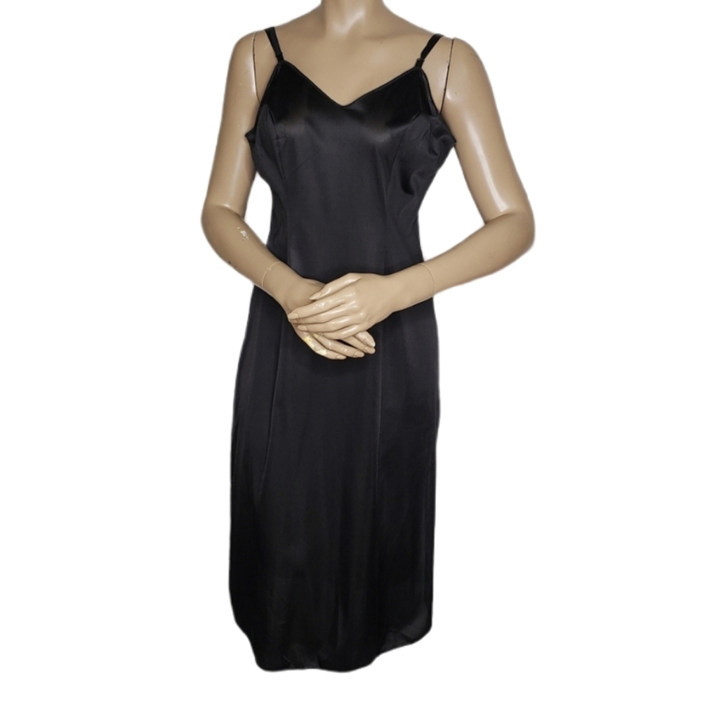 Vintage Vanity Fair Black  Lingerie Dress size 36